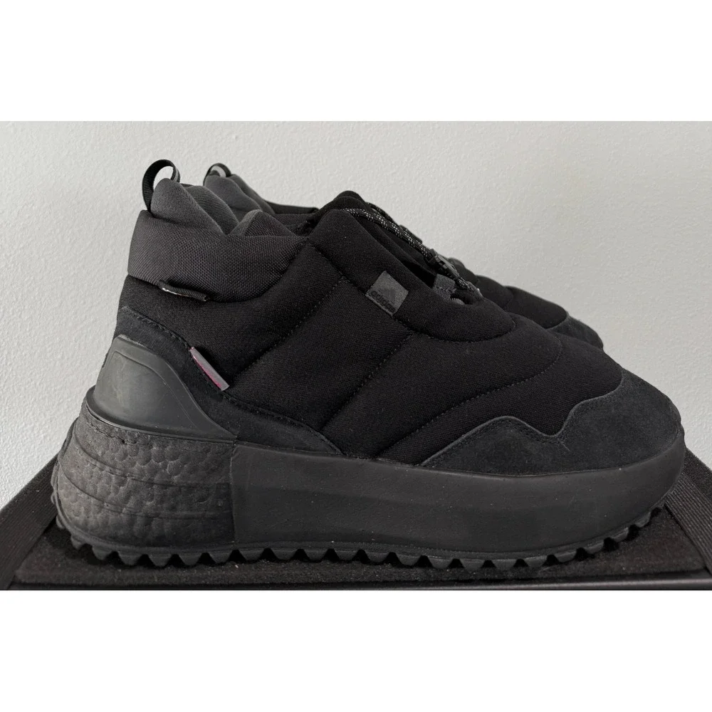 NEW adidas X_PLRBOOST Puffer Shoes Womens Size 11 Triple Black IF8139